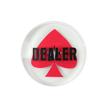 德州扑克dealer庄码in水晶