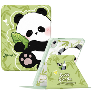 适用2025新款华为matepad115s平板保护套se带笔槽air12保护壳旋转matepadpro11寸亚克力2024防摔抱笋熊猫10.8