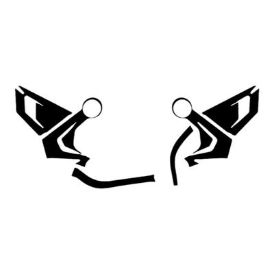 春风450NK改装脚踏橡胶贴