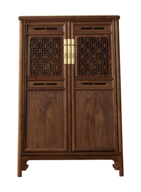 轻奢中古风玄关柜入户