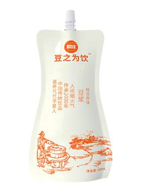 无糖豆浆即饮0糖轻食代餐原味纯豆浆新鲜营养健康干净早餐饮品