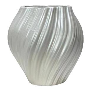 新款法式复古珍珠釉轻奢手工花盆家居装饰高级蝴蝶兰蕙兰专用花盆