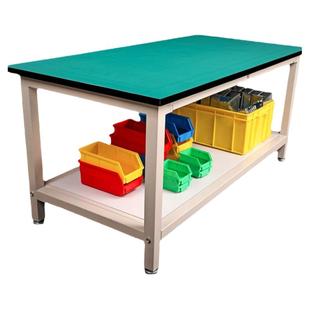 博莱雅双层防静电工作台电子维修工厂装配流水线操作桌车间打包台