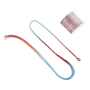 12股段染股线手工编织线手绳diy五彩色渐变彩色渐变段染线线材