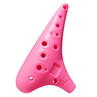 陶笛乐器12孔小学生儿童专用初学者收纳包树脂陶笛初学中音C调