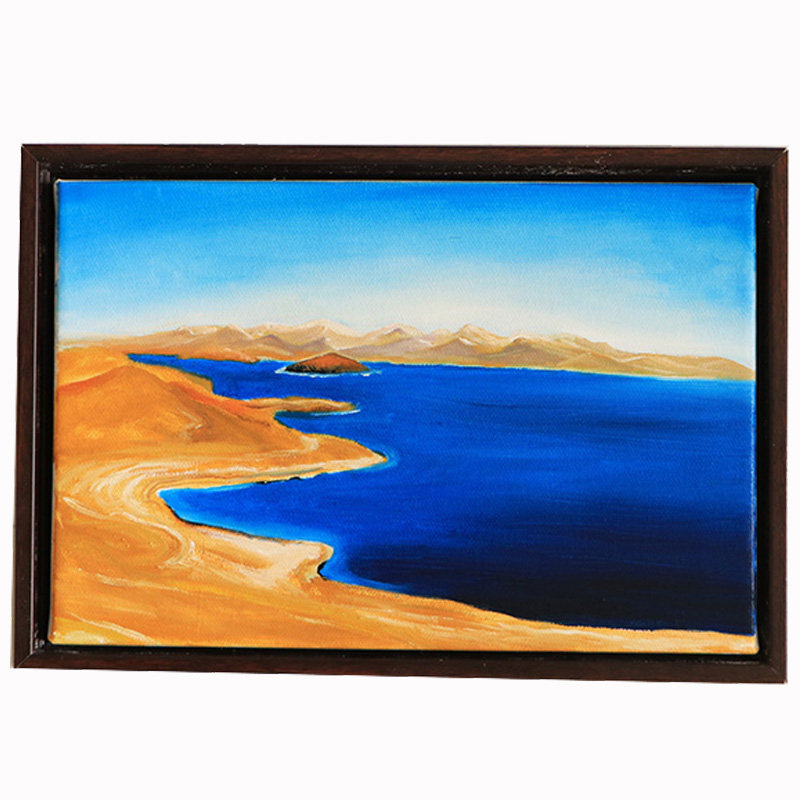 大海手绘壁画北欧简约20*30