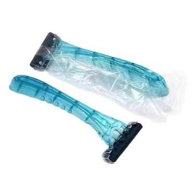 高档浴场一次性剃须刀宾馆酒店男女士刮胡刀三层不锈钢刀片刮毛刀