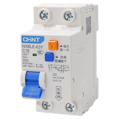 正泰正63A品漏电断路器NXBLE-63Y