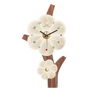 钟表挂钟客厅静音2025新款现代大气餐厅玄关电子钟高级感挂墙时钟