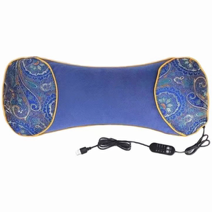 电加热艾草枕头护颈骨头枕多功能热敷颈椎枕单人睡觉养生枕保健枕