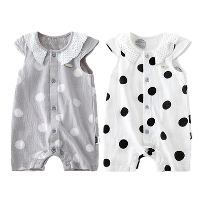 多比兔夏装薄款可爱满月公主哈衣