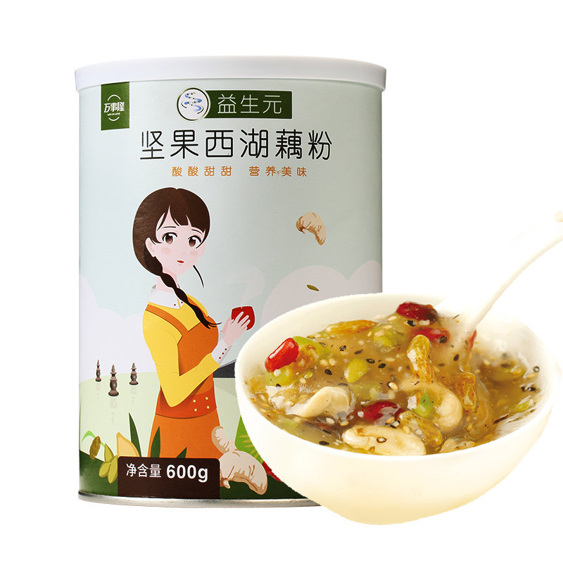杭州老字号万隆果干食品坚果藕粉