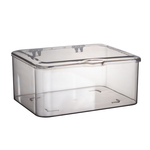 茶具收纳盒带盖防尘透明茶几桌面茶叶茶杯整理存放功夫茶壶置物架