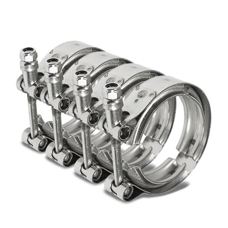 新款直销V-bend T型螺栓双层钢带卡箍304不锈钢快开型40度V型槽抱