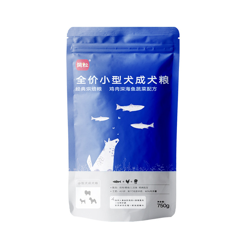 美毛亮毛天然犬粮简粒