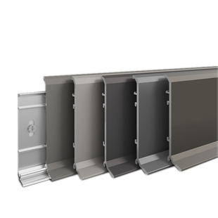 铝合金踢脚线超薄地脚线4公分6cm卡扣式不锈钢踢脚线贴脚线地角线