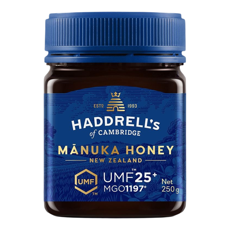Haddrell's of Cambridge UMF25+麦芦卡蜂蜜250G原装进口新西兰版