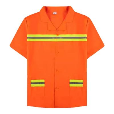 夏季环卫工作服套装男女工人施工