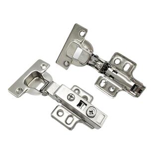 三段力铰链合页28厚门盖25厘侧板橱柜门烟斗弹簧脱卸式合页家具