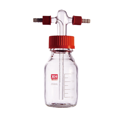 螺口洗气瓶气体洗瓶缓冲瓶高硼硅