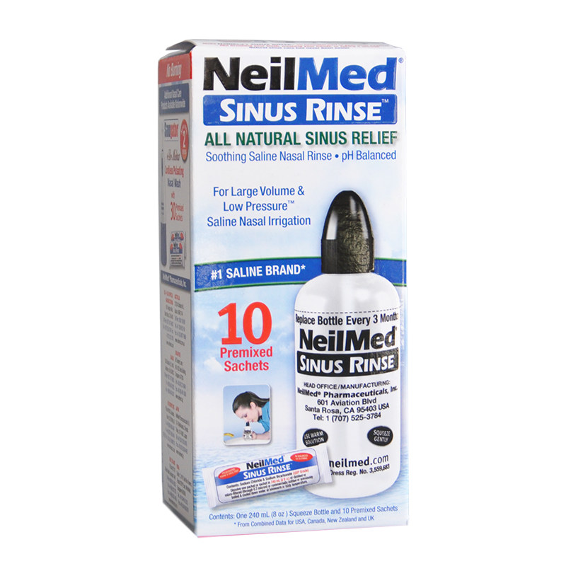 NeilMed成人鼻腔冲洗器生理海盐