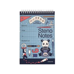 日本kokuyo国誉OB1TOY双螺旋速记本A5上翻本横线金属线圈本笔记本