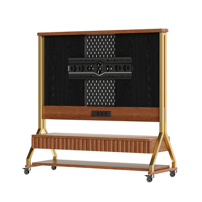 可移动电视支架带洞洞板