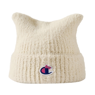 Champion X Hello Kitty联名26秋季新款女立体猫耳帽饰品帽子