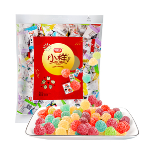 小样丨好彩头酸Q糖500g/袋好彩头果汁软糖袋装散装喜糖零食糖果