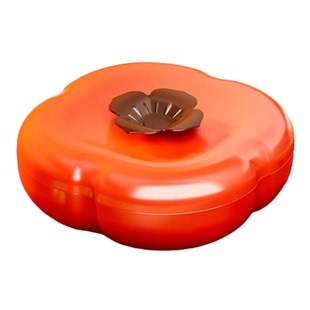 新年柿子果盘家用客厅茶几干果盘喜庆分格花生瓜子糖果零食摆放盘