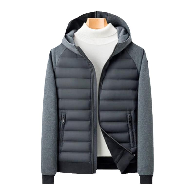 雅鹿羽绒服男短款冬季新款鹅绒时尚休闲面包服轻薄保暖运动风外套