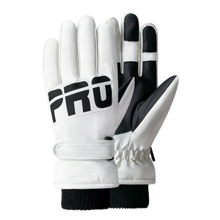 滑雪手套男冬季可触屏加绒加厚保暖防寒风骑行电动车防水防滑情侣