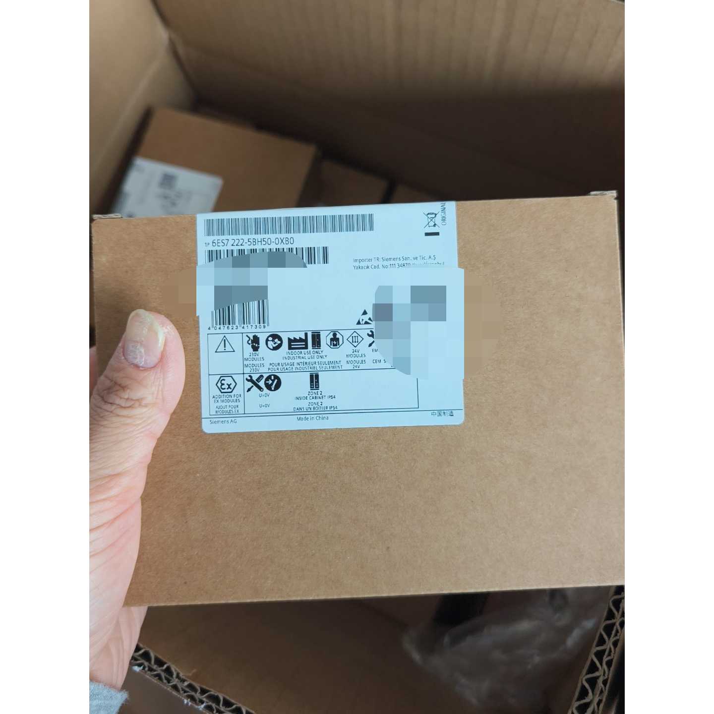 6ES72225BH500XB0西门子PLC模块