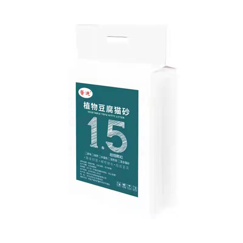 馨迪1.5mm特细豆腐砂猫砂低猫砂