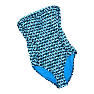 外贸原单抹胸女露肩女士连体泳衣