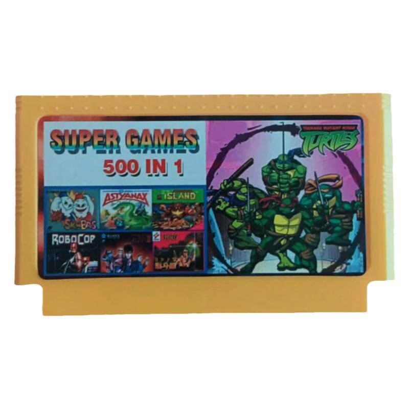 红白机 游戏卡 500合一中文目录游戏 FC 8位 黄卡带 任天堂 游戏