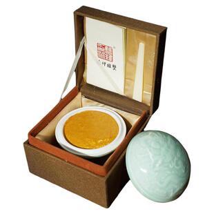 双维金色印泥书画专用彩色朱砂印台书法印章盖章篆刻国画春联印油