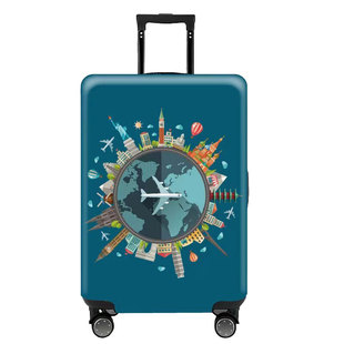 行李箱保护套旅行箱套弹力防摔耐磨托运拉杆箱罩套20/24/28寸防水