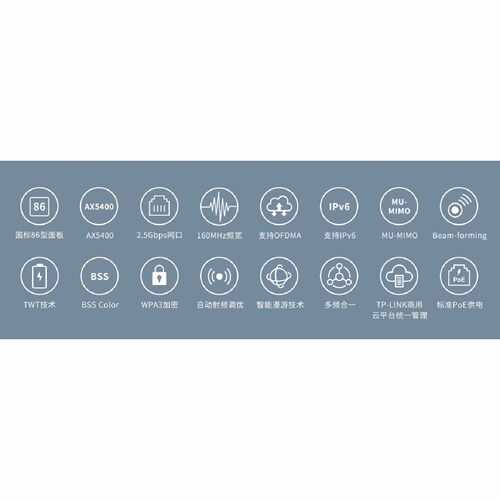 TL-XAP5400GI-PoE TP-LINK AX5400双频Wi-Fi路由器591