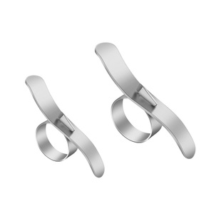 石榴刀拔柚304不锈钢创意指环家用柚橘去皮开果刀削脐剥橙器工具