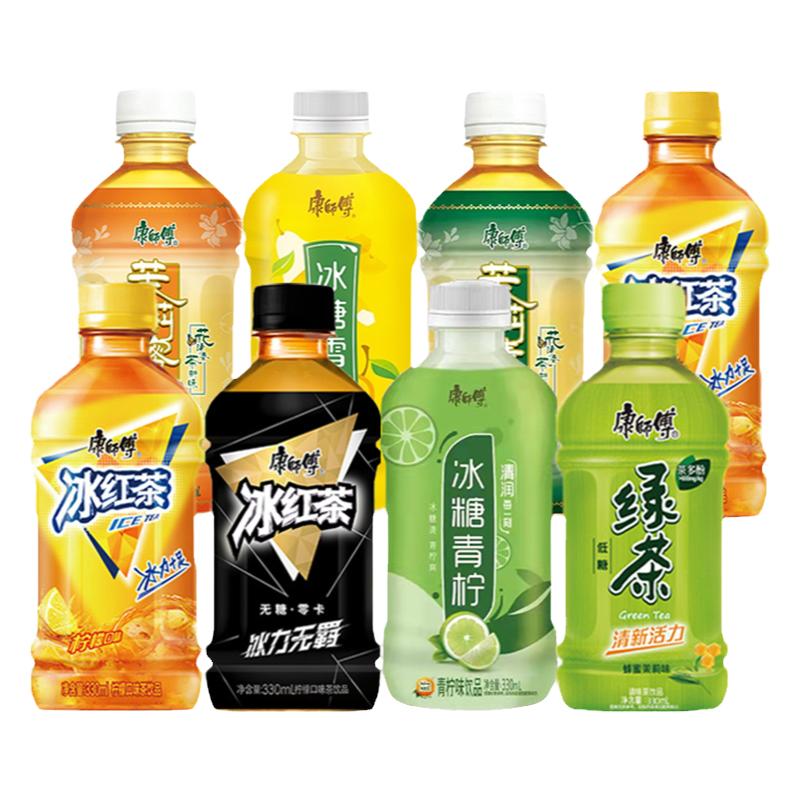 康师傅冰红茶柠檬味330ml*12瓶整箱果茶饮料送礼迷你小瓶冰糖雪梨