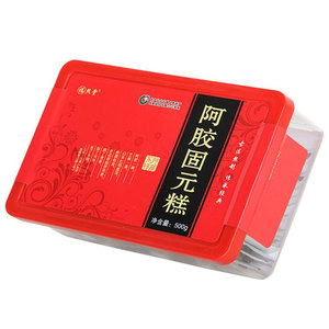 优质阿胶糕阿胶固元膏500g*2啊股交焦饺服绞块克山东固原阿糕胶