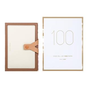 卡杰2026年日程本每日计划本时尚商务企业定制笔记本子高颜值工作记事本办公手账搭扣本手帐学生日记本印logo