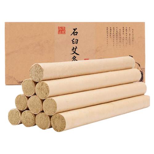 手工艾条纯艾正品艾草条熏家用艾灸条艾柱非无烟艾灸柱