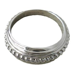 UNEND 波纹麻花Towards戒指 纯银原创设计小众高级气质百搭