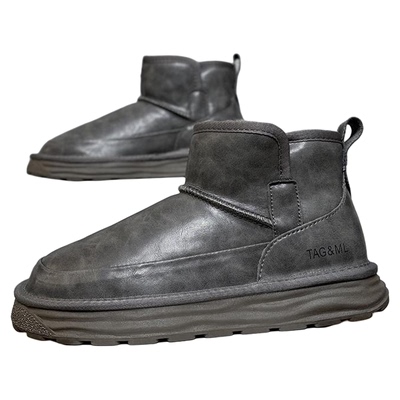 防水纯羊毛短靴冬季保暖