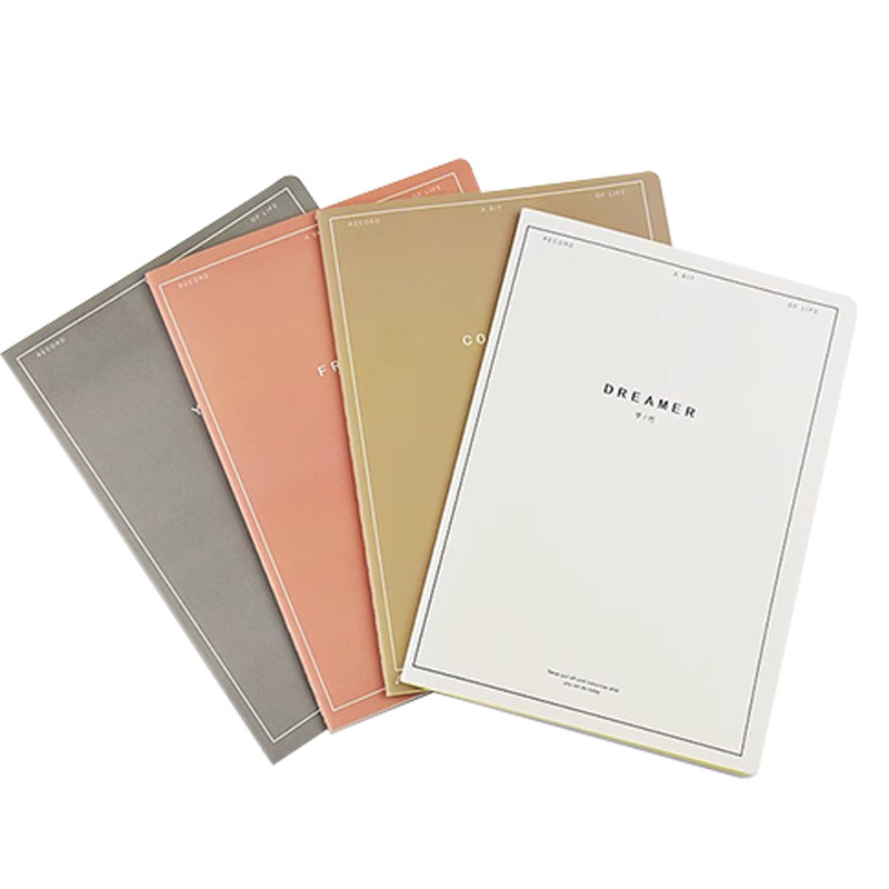 笔记本本子简约学习用具高中初中生专用文具小学生办公用品记事本A5软抄本B5日记本软皮软面抄练习本作业本