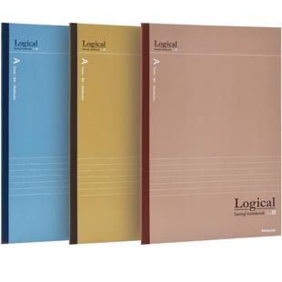 日本nakabayashi仲林进口笔记本子文具简约可爱小清新大号加厚纸张创意记事本子B5大学生软抄本线装笔记本