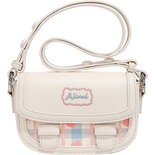 爱路喜包包女款白色腋下包单肩斜挎小包学院风jk英伦邮差包剑桥包