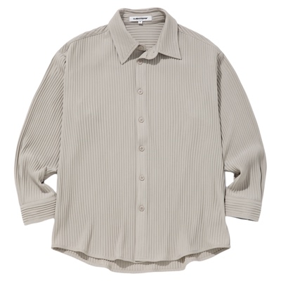 CLIMAXVISION休闲压褶衬衫